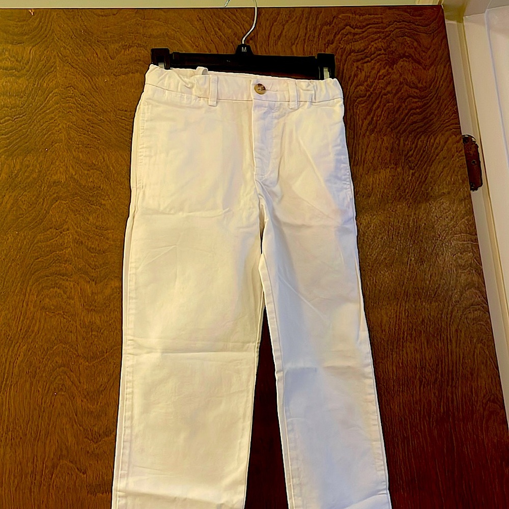 Boys’ Polo Ralph Lauren white pants, size 6. Adjustable waist.